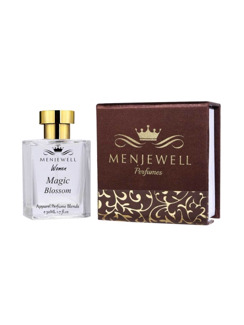 

Menjewell Women Magic Blossom Apparel Eau de Perfum 50ML, Transparent