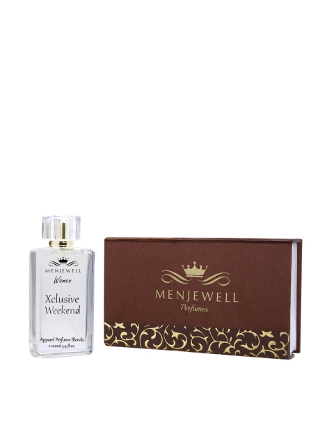 

Menjewell Women Xclusive Weekend Apparel Eau de Perfum 100ML, Transparent