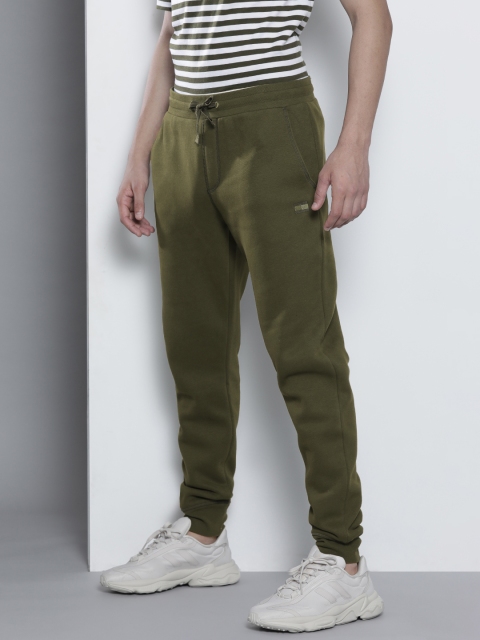 

Tommy Hilfiger Brand Logo Embroidered Olive Green Track Pants