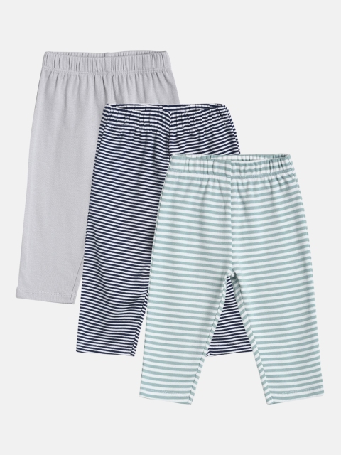 

MINI KLUB Infant Boys Pack Of 3 Pure Cotton Track Pants, Lavender
