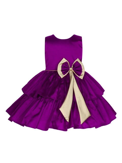 

The Magic Wand Girls Purple Satin Dress