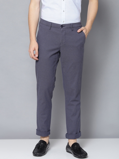 

Bruun & Stengade Men Blue Slim Fit Trousers