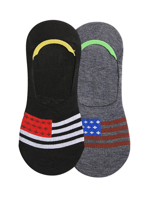 

SECRETS BY ZEROKAATA Unisex Pack Of 3 Assorted Patterned Cotton Ankle Length Socks, Multi
