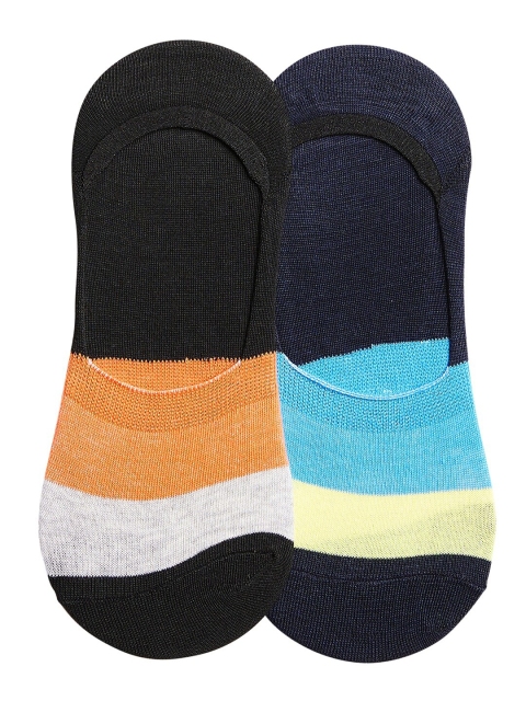 

SECRETS BY ZEROKAATA Unisex Pack Of 2 Assorted Patterned Cotton Ankle Length Socks, Multi