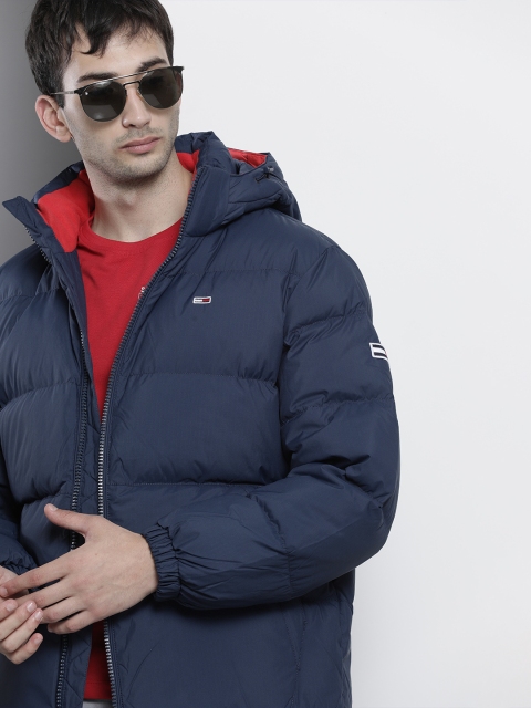 

Tommy Hilfiger Men Navy Blue Puffer Jacket