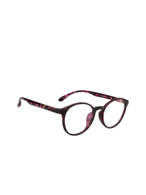 

Ted Smith Unisex Purple & Black Full Rim Round Frames