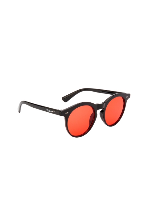 

Ted Smith Unisex Orange Round Sunglasses