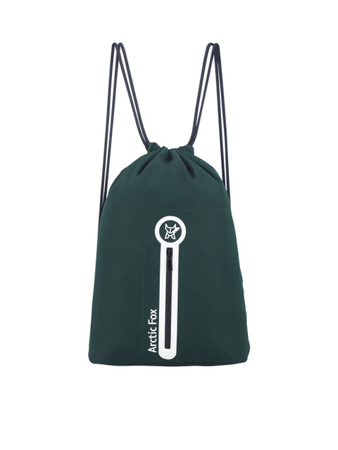 

Arctic Fox Unisex Green Backpack with Drawstring