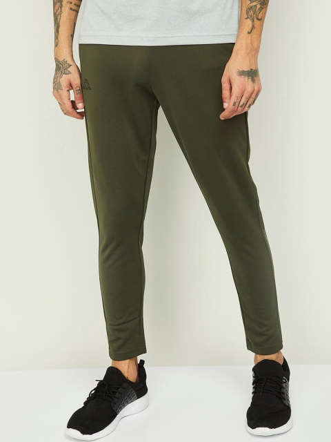 

Kappa Men Olive Green Solid Track Pants