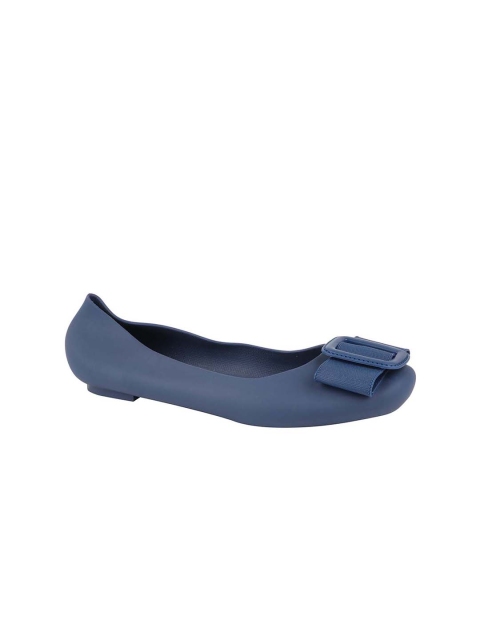 

Shoetopia Women Blue Ballerinas with Buckles Flats