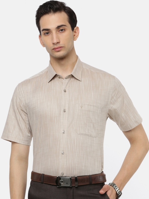 

RAMRAJ COTTON Men Yellow Slim Fit Opaque Casual Shirt