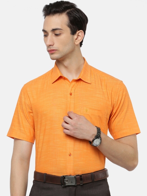 

Ramraj Men Orange Slim Fit Opaque Formal Shirt