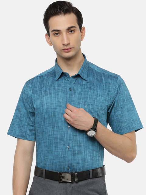 

Ramraj Men Blue Slim Fit Opaque Formal Shirt