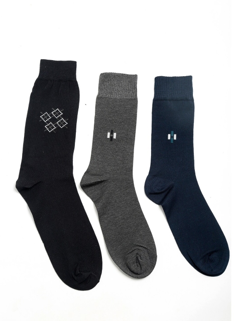 

Alvaro Castagnino Men Pack Of 3 Assorted Calf-Length Socks