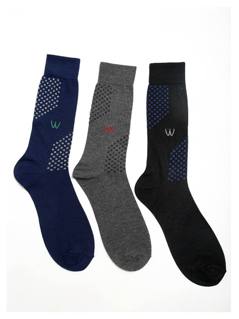 

Alvaro Castagnino Men Pack Of 3 Assorted Calf-Length Socks