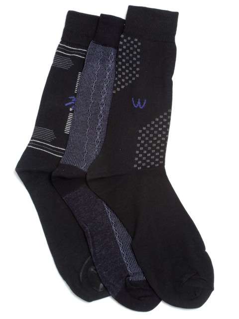 

Alvaro Castagnino Men Pack Of 3 Assorted Calf-Length Socks