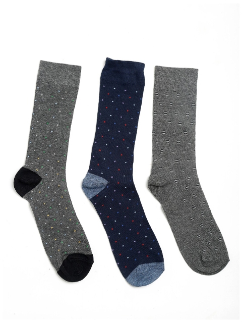 

Alvaro Castagnino Men Pack Of 3 Assorted Calf-Length Socks