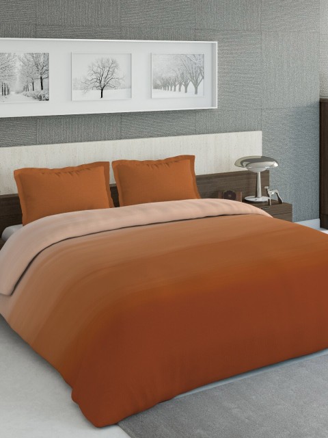 

DDecor Rust Solid Double King Bedding Set