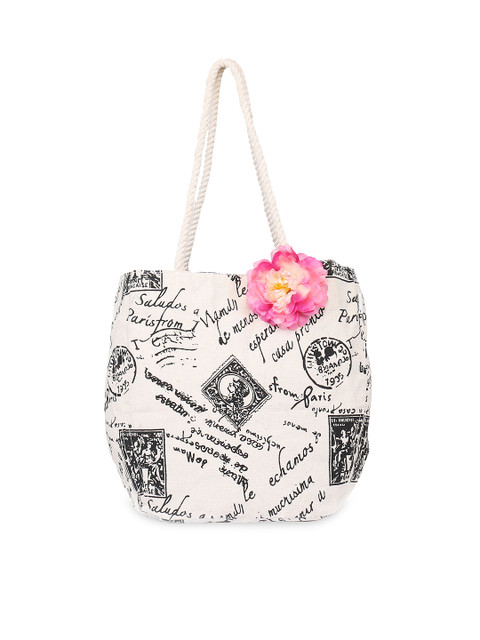 

Pick Pocket Off-White Printed Tote Bag