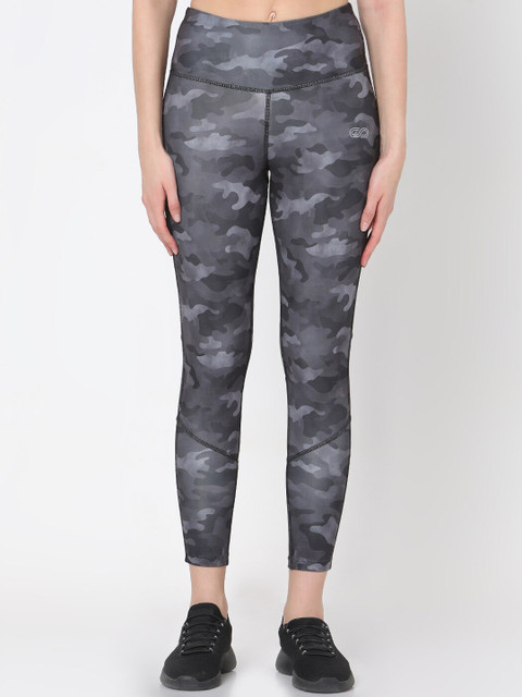 

Silvertraq Women Grey Printed Tights