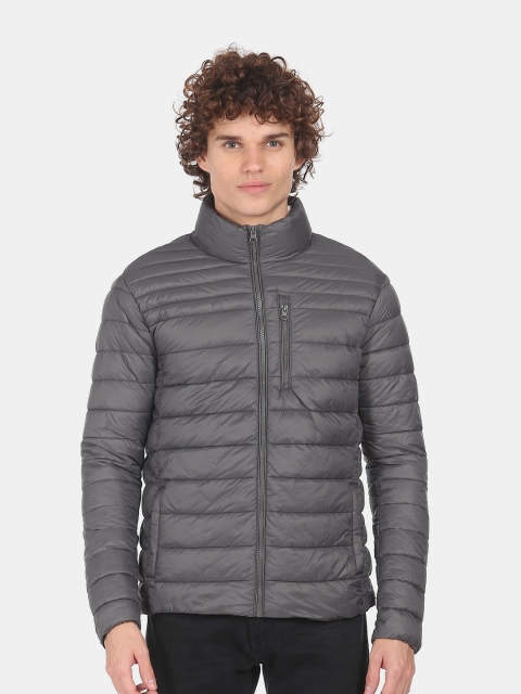 

U S Polo Assn Men Grey Windcheater Puffer Jacket
