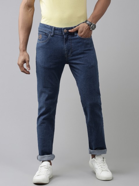 

U.S. Polo Assn. Denim Co. Men Blue Skinny Fit Light Fade Mid-Rise Stretchable Jeans