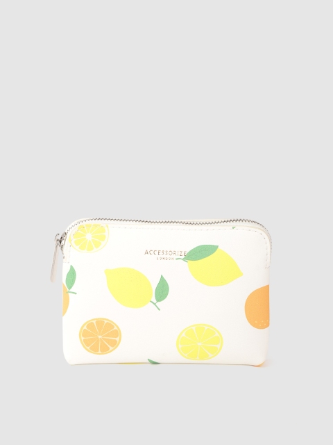 

Accessorize White & Yellow Lemon Print Coin Purse