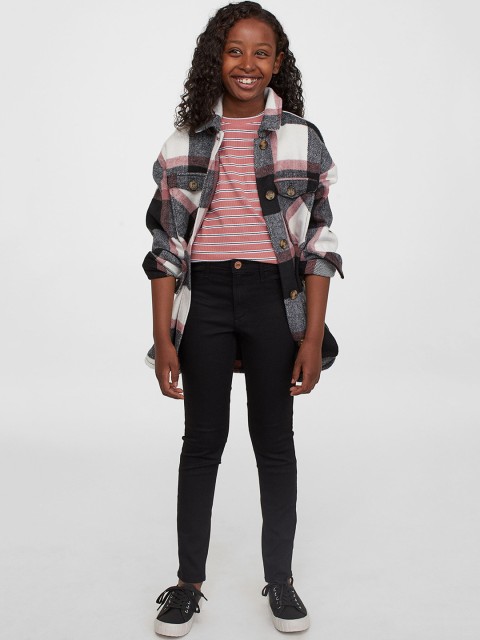 

H&M Girls Black Skinny Fit Jeans