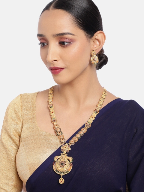 

ASMITTA JEWELLERY One Gram Gold plated Necklace Set