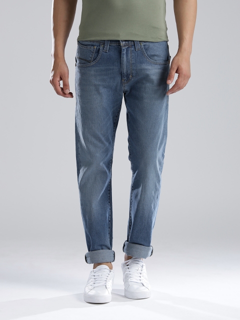 Levi's Men Blue Slim Straight Fit Stretchable Jeans available at myntra for Rs.2404