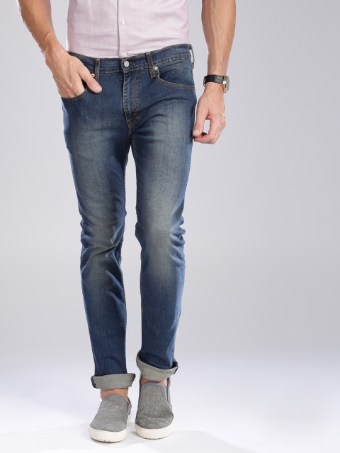 

Levis Men Blue 65504 Skinny Fit Low-Rise Stretchable Jeans