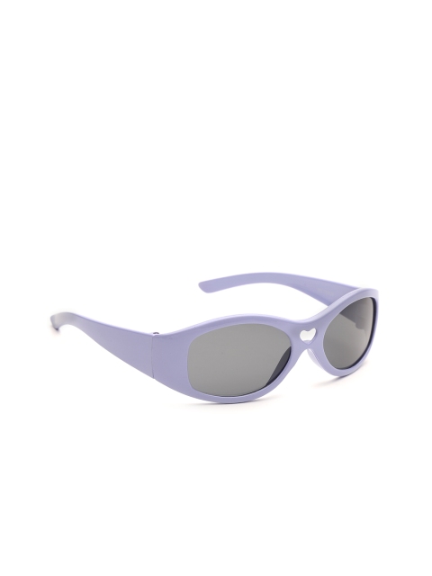 

Carlton London Girls Rectangle Sunglasses with UV Protected Lens, Grey