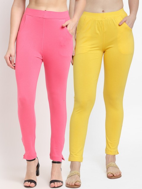 

TAG 7 Women Pack Of 2 Leggings, Pink
