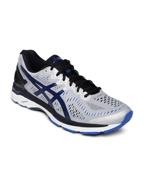 

ASICS Men Grey GEL-KAYANO 23 Running Shoes