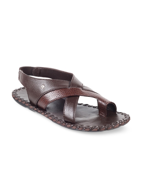 

Mochi Men Brown Leather Comfort Sandals
