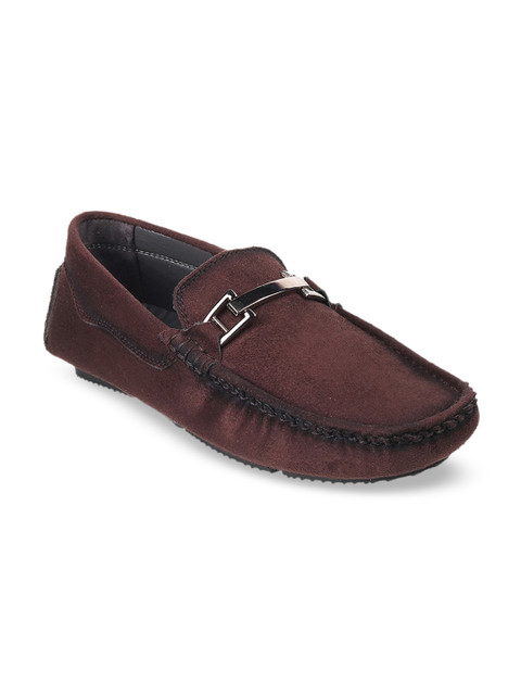 

Mochi Men Brown Leather Loafers