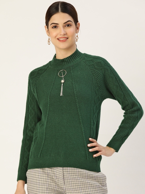 

Duke Women Green Pullover