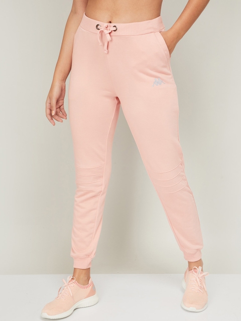 

Kappa Women Pink Solid Cotton Joggers