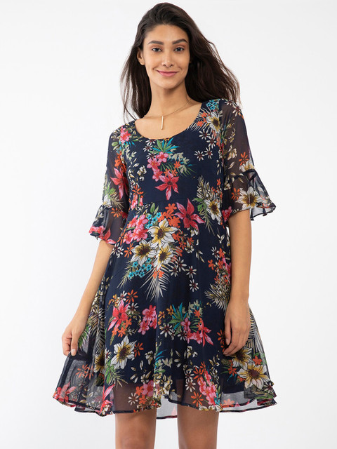 

Zink London Blue Floral Dress
