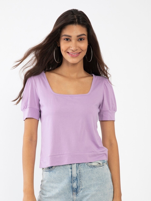 

Zink London Purple Regular Top