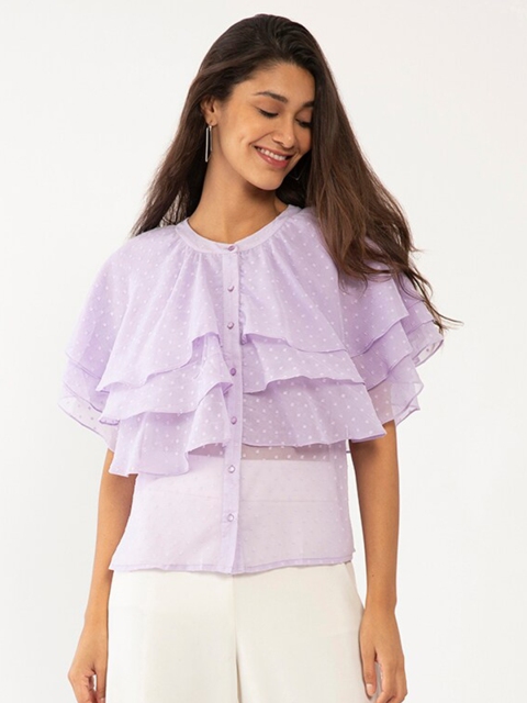 

Zink London Purple Regular Top