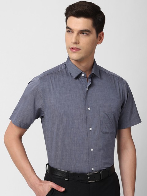 

Peter England Men Grey Opaque Formal Shirt