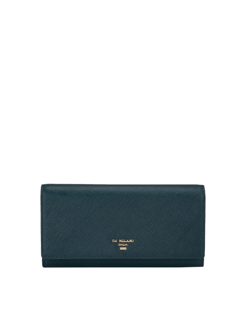 

Da Milano Women Teal Textured Purse