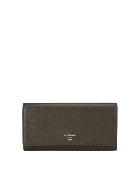 

Da Milano Women Taupe Textured Purse