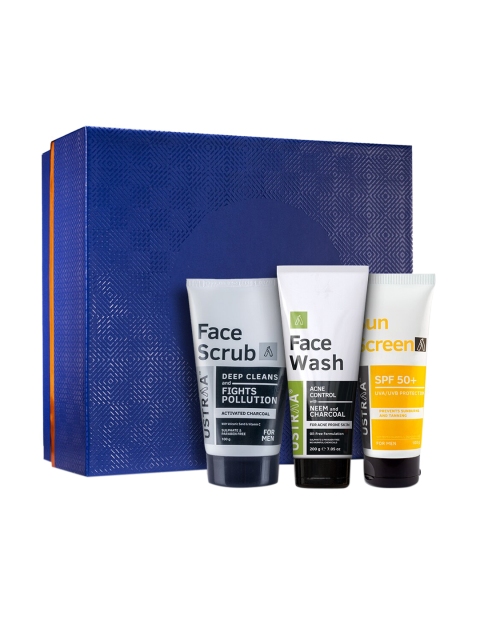 

Ustraa Men Sunscreen With Face Wash & Face Scrub, White