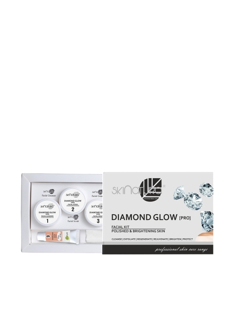

Skinatura Diamond Glow (Pro) Facial Kit For Polished & Brightening Skin, White