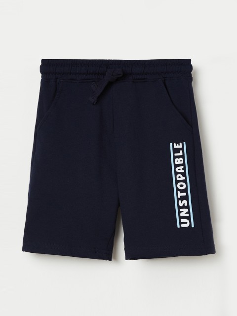 

Fame Forever by Lifestyle Boys Navy Blue Printed Mid-Rise Regular Shorts