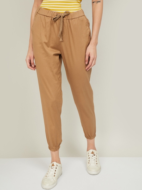 

Bossini Women Beige Joggers Trousers
