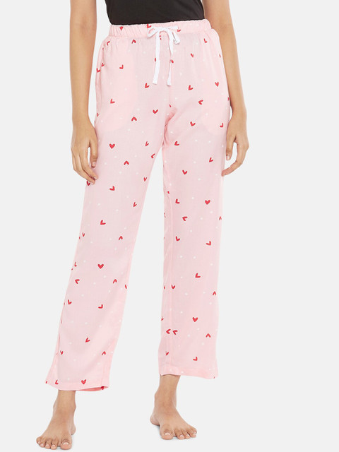 

Dreamz by Pantaloons Women Pink Printed Pyjamas