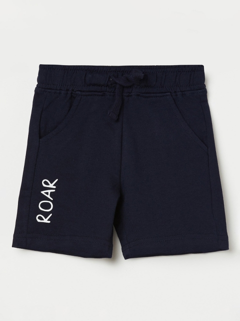 

Juniors by Lifestyle Boys Navy Blue Regular Shorts